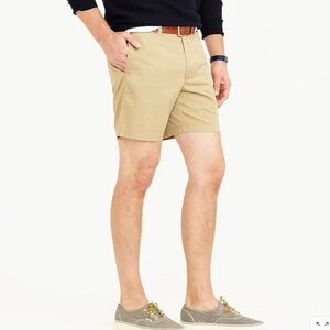 JCrew khaki shorts 7" stretch, men’s size 34